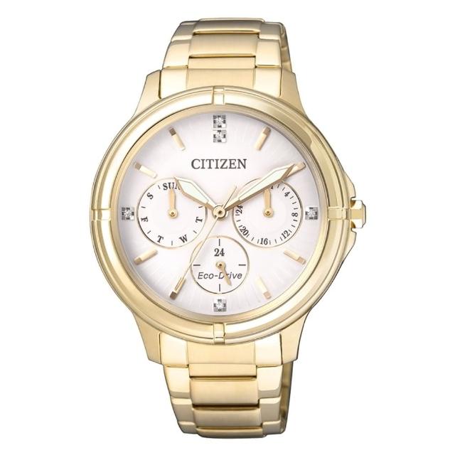 【CITIZEN】L 甜美風光動能時尚女錶(金色/FD2032-55A)比價