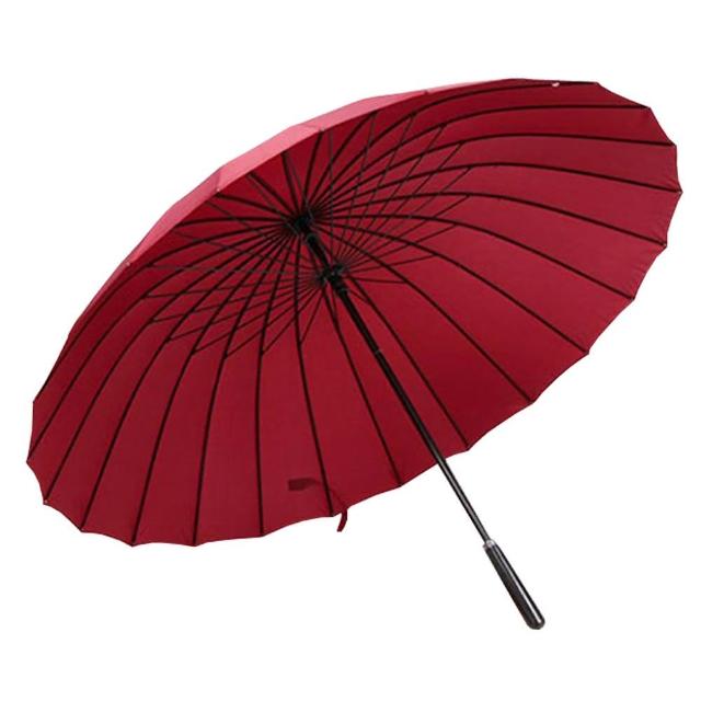 【PUSH! 好聚好傘】24骨3人UPF30+抗紫外線雨傘 遮陽傘(直柄雨傘 I27)