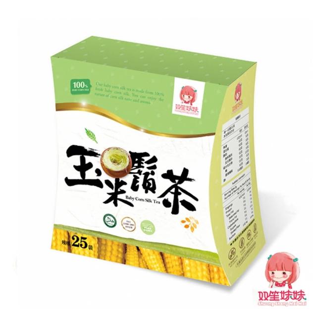 【雙笙妹妹】100%玉米鬚茶(25包/盒)比較推薦