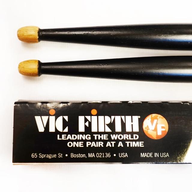 【Vic Firth】5AB 黑色胡桃木鼓棒