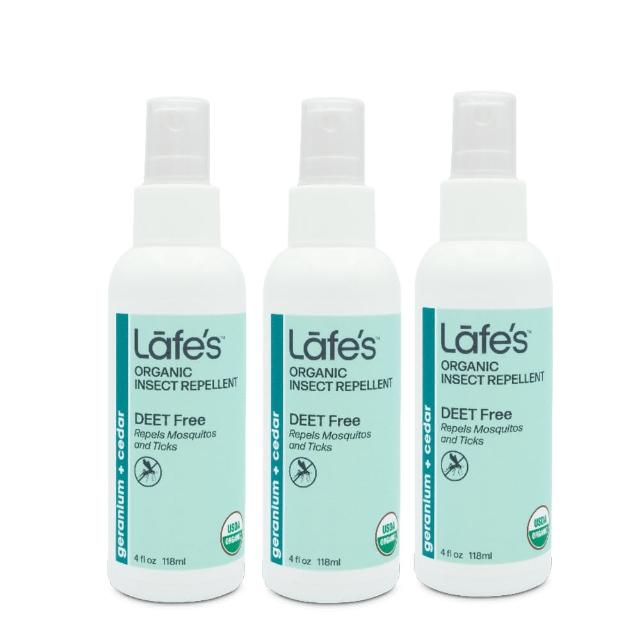 【Lafes organic】有機全家防蚊液118ml(x3入)試用文