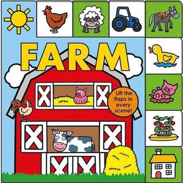 【Song Baby】Lift-The-Flap Tab：Farm 森林農場(硬頁翻翻操作書-英國版)哪裡買