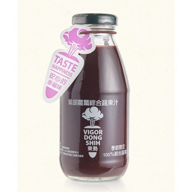 【VDS活力東勢】紫胡蘿蔔綜合蔬果汁(24瓶/箱)