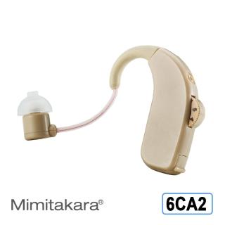 【耳寶 助聽器(未滅菌)】Mimitakara 電池式耳掛型數位助聽器 6CA2(中度聽損適用)