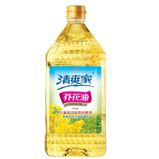 經典款式【統一清爽家】芥花油2L/瓶(健康安心的好油)