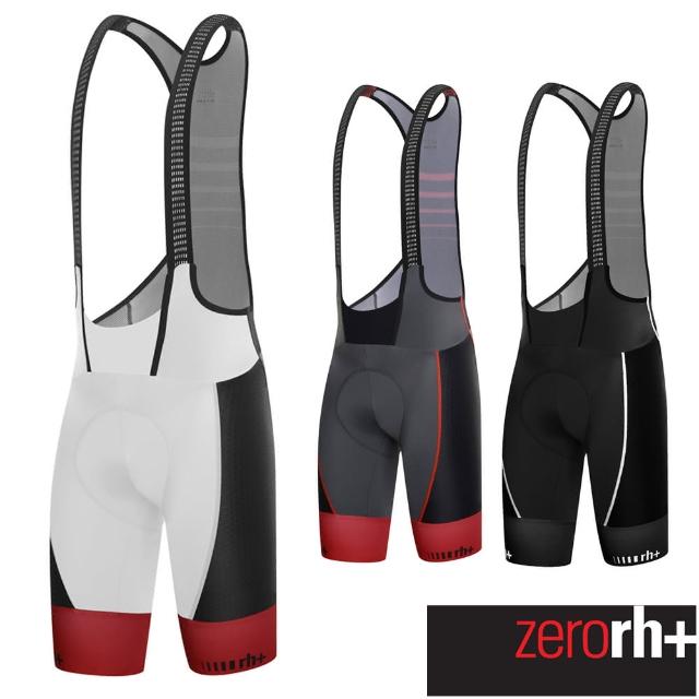 【ZeroRH+】義大利專業SPEEDCELL流線型低風阻競賽吊帶自行車褲(黑、灰、白 ECU0314)售完不補
