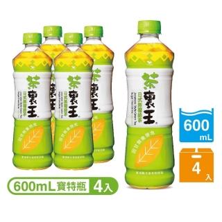 【茶裏王】日式無糖綠茶600mlx4入/組(中元)