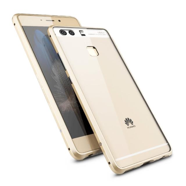 【GINMIC】亮劍系列 華為 HUAWEI P9 鋁合金邊框+透明背蓋 保護殼(金屬邊框 手機殼 金屬框)