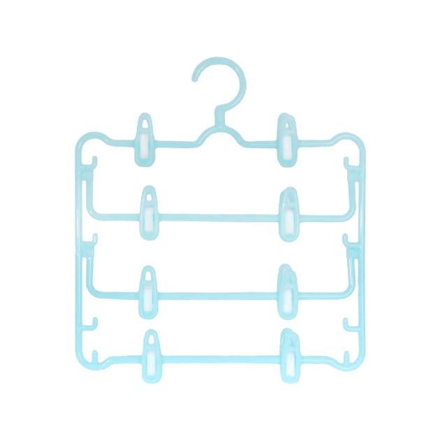 【AXIS 艾克思】粉彩四層裙架_4入組