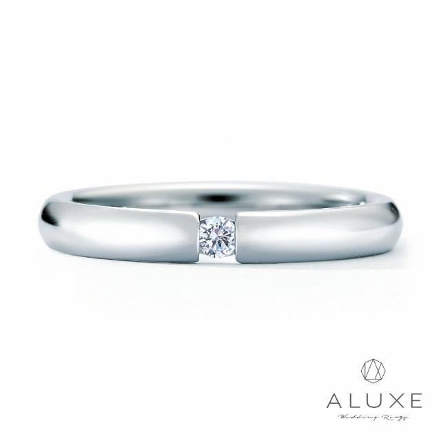 A-LUXE 亞立詩【A-LUXE 亞立詩】鉑金情侶結婚戒指-女戒