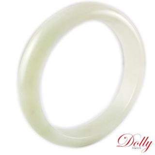【Dolly】福利品 A貨翡翠玉鐲-132(手圍18)