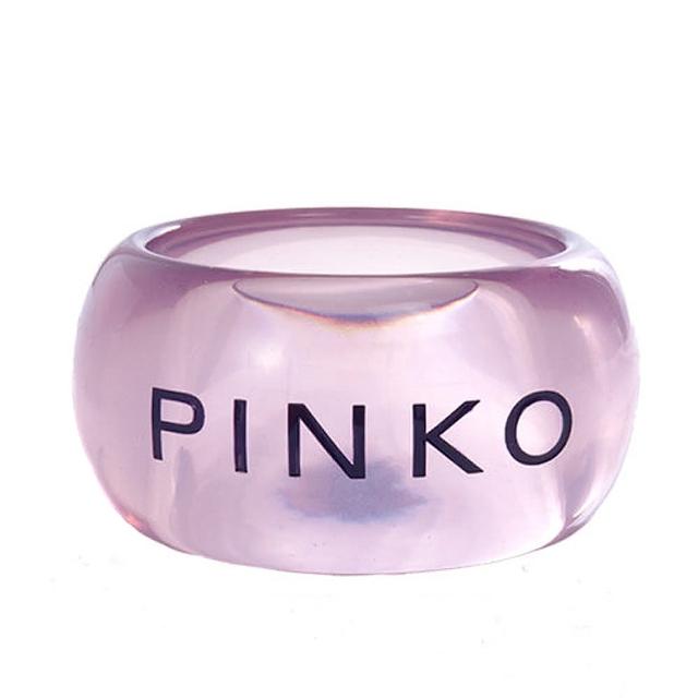 【PINKO】紫色透明 LOGO 手環(b001ac blue crystal)