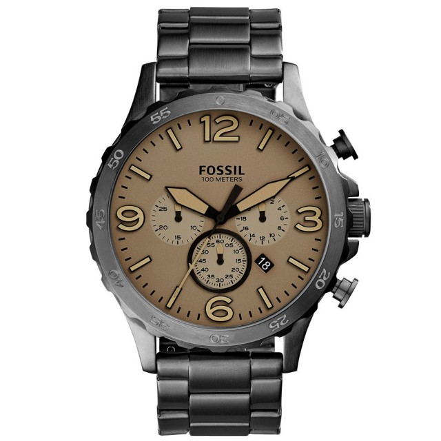 【FOSSIL】重裝教士三眼運動計時腕錶(JR1523)超值推薦