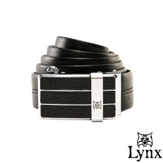【Lynx】山貓城市系列陽光款自動扣真皮皮帶