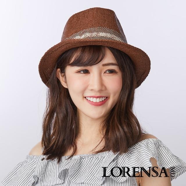 【Lorensa蘿芮】中性款 瀟灑風尚遮陽紳士禮帽(咖啡色)特價