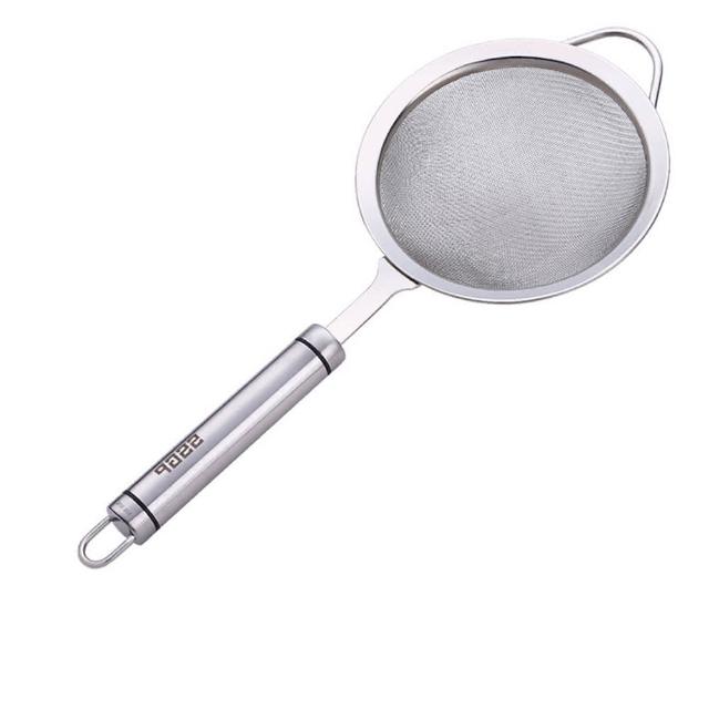 【PUSH!廚房用品】加厚304不銹鋼濾網勺果汁過濾網勺漏勺火鍋濾網(D71)