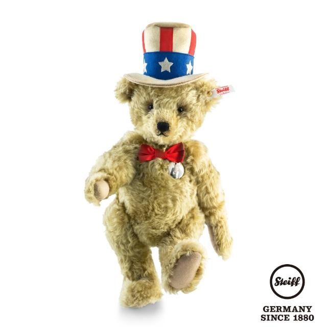 【STEIFF德國金耳釦泰迪熊】Uncle Sam Teddy Bear(海外限量版)試用文