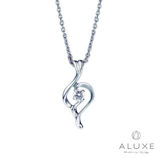 【ALUXE亞立詩】HEART系列 18K金鑽石項鍊