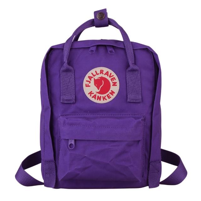 【Fjallraven】瑞典北極狐 Kanken Mine瑞典後背包/空肯包/方型後背包(迷你/深紫色)網路熱賣