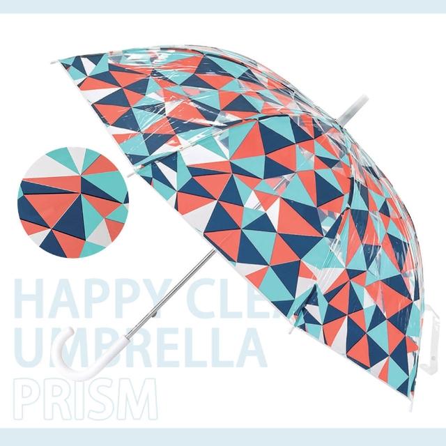 【HAPPY CLEAR UMBRELLA】PRISM 紅藍撞色(晴天 雨傘)分享文