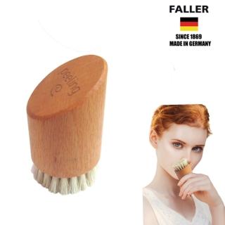【德國FALLER芙樂梳具刷具】德國製馬毛溫和臉部毛孔清潔刷(T字部位 鼻頭角質大掃除 透亮好膚質)