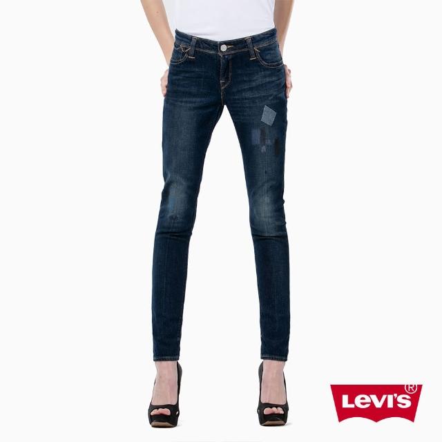 如何購買【Levis】711 緊身窄管牛仔褲 / 個性拼接 / 破壞 / 亞洲版