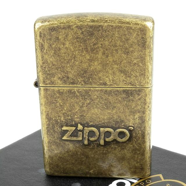 【ZIPPO】美系-Stamp-內部打印仿古鍍黃銅打火機評測