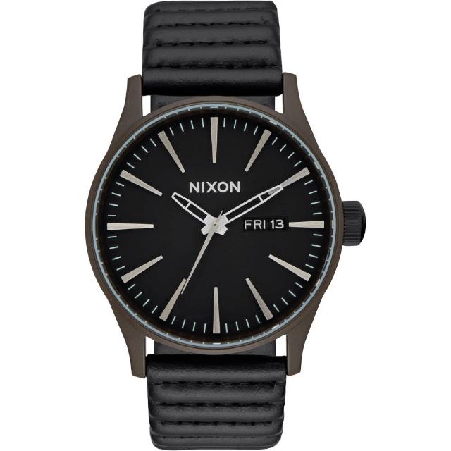 【NIXON】SENTRY LEATHER 冷冽爵士時尚腕錶(A1052138)
