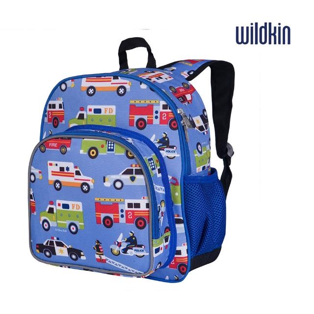 【美國Wildkin】幼兒後背包/寶寶書包(40111英雄聯盟 藍色車車)新品上市