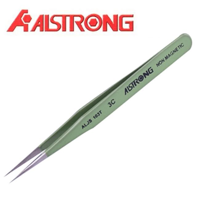 【AISTRONG】不鏽鋼防靜電無磁鑷子 TZ-119物超所值