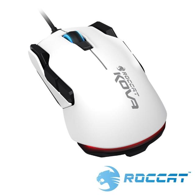 【ROCCAT】NEW KOVA 光學電競滑鼠-白