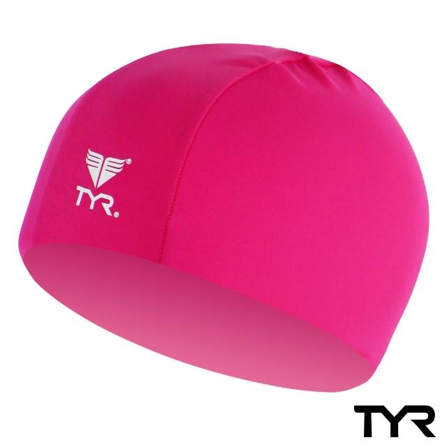 【美國TYR】泳帽 萊卡 成人 Lycra Swim Cap Pink(台灣總代理)