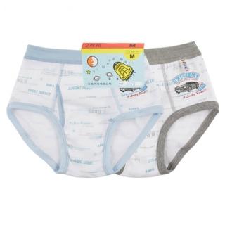 【一王美】一王美台灣製OP汽車英文男童褲-6件組(隨機取色)