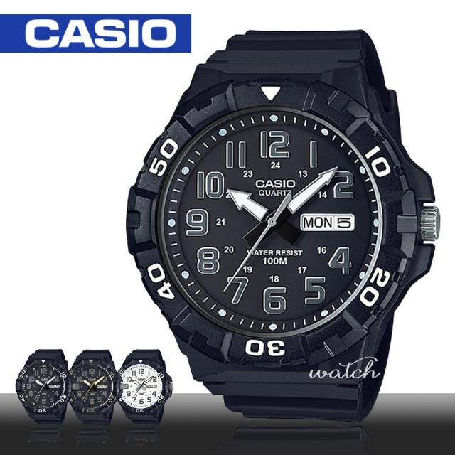 【CASIO 卡西歐】運動首選_定時器檔板_防水_日期顯示_男錶(MRW-210H)最新