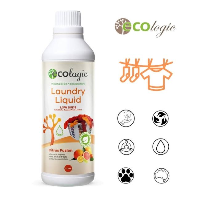 【澳洲 Ecologic】天然柑橘洗衣精(1000ml 有機配方)