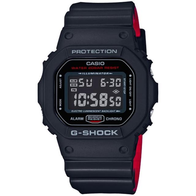 【CASIO 卡西歐】G-SHOCK 強悍當兵系列運動腕錶(42.8mm/DW-5600HR-1)優質推薦