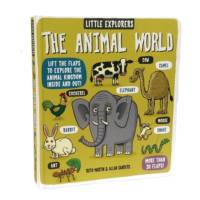 【世一】Little Explorers：The Animal W(原文翻翻書)福利品出清