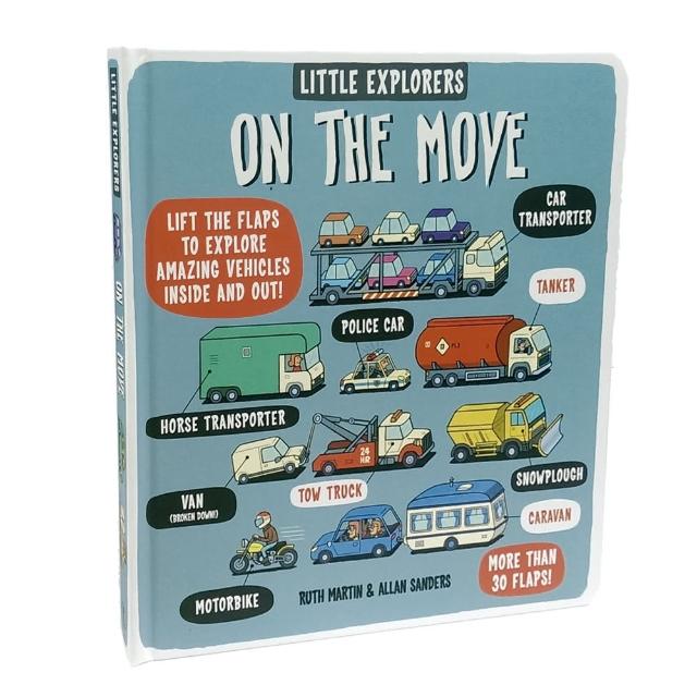 【世一】Little Explorers：On The Move(原文翻翻書)特價