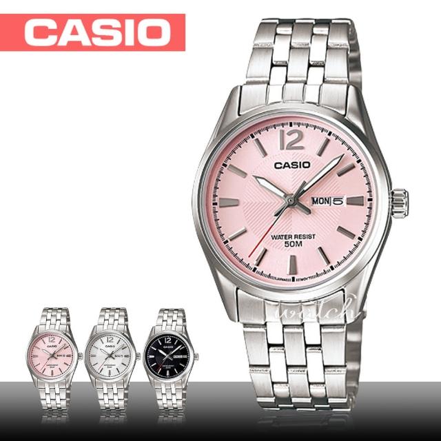 【CASIO 卡西歐】氣質女錶_日常生活防水_礦物玻璃__不鏽鋼錶帶_折疊式錶扣(LTP-1335D)讓你愛不釋手