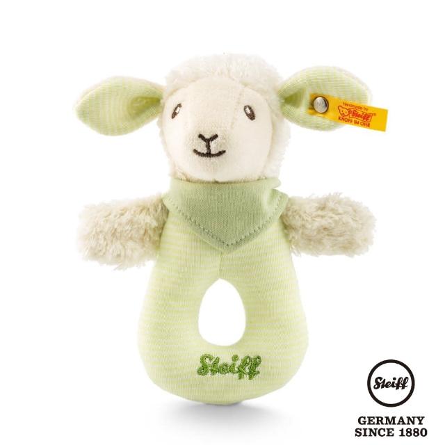 如何購買【STEIFF德國金耳釦泰迪熊】Lenny lamb grip toy 棉羊(嬰幼兒手搖鈴)