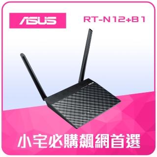 【ASUS 華碩】RT-N12+_B1 300Mbsp 無線分享器(黑)