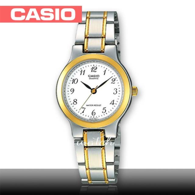 如何購買【CASIO 卡西歐】簡約時尚_雙色不鏽鋼錶帶_生活防水_礦物玻璃_氣質指針女錶(LTP-1131G)