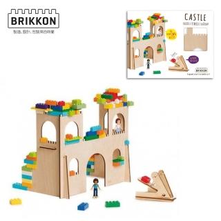 【BabyTiger虎兒寶】荷蘭 BRIKKON(益智遊戲板 多多的城堡)