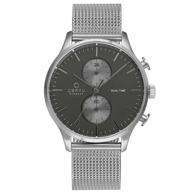 【OBAKU】流轉光年雙時區米蘭帶錶款(V196GUCUMC)哪裡買便宜?