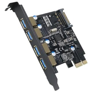 【伽利略】PCI-E USB 3.0 4 Port 擴充卡(PTU304B)