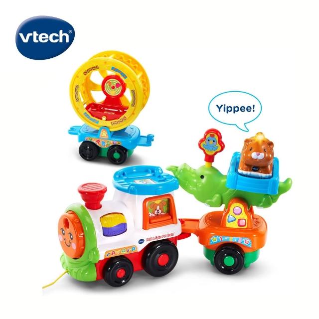 【Vtech】嘟嘟動物系列-動物火車組(快樂兒童首選玩具)