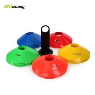 【MDBuddy】訓練碟型角錐-練習 競技 障礙角錐 健身 隨機(6024501)