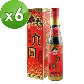 【西螺大同醬油】鳳級壺底蔭油x6入(手工粹釀180天)