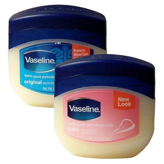 【美國Vaseline】凡士林潤膚膏13oz(藍紅標-二入任組)