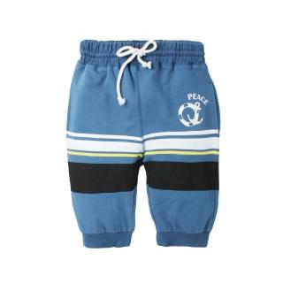 【baby童衣】任選 海軍風條紋運動短褲 60153(藏藍)